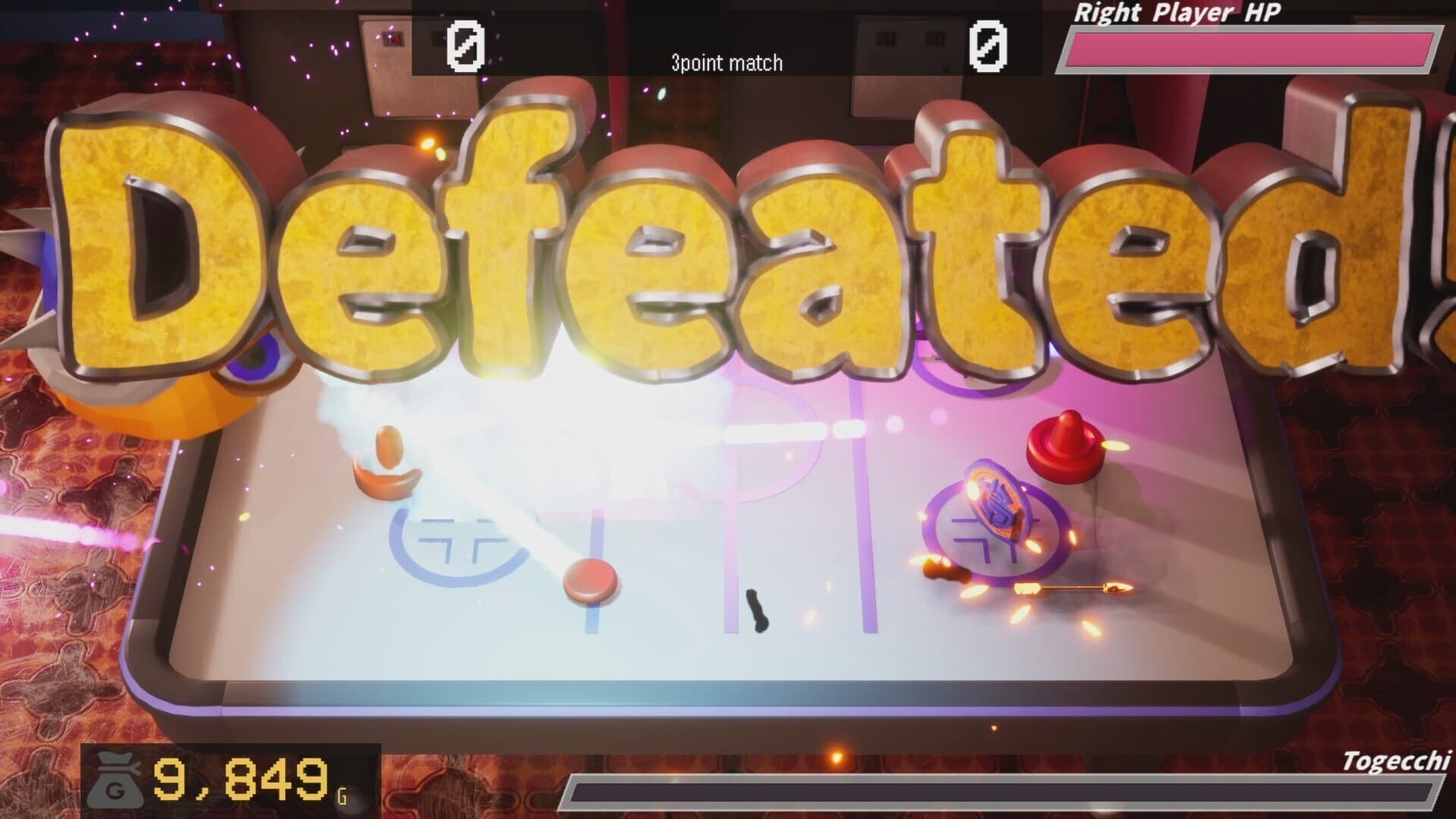 Get Rich with Air Hockey! — Earn more coins with each hit. —