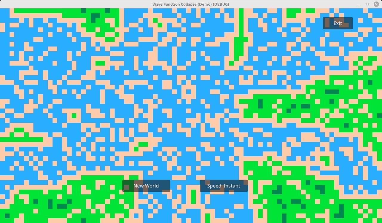 Wave Function Collapse (Demo)