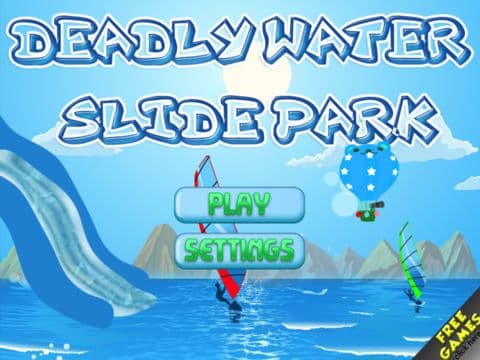 A Deadly Water Slide Park - A Beach Tilt Ride And Swim Game