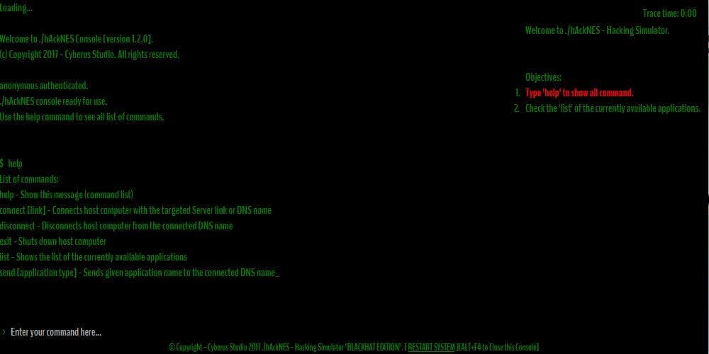 ./hAckNES - Hacking Simulator