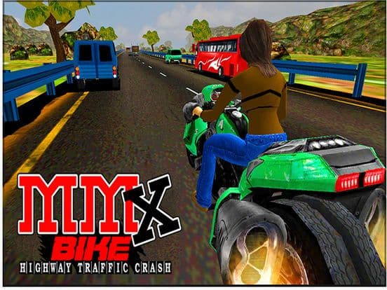 MMX Highway Bike Traffic Crash