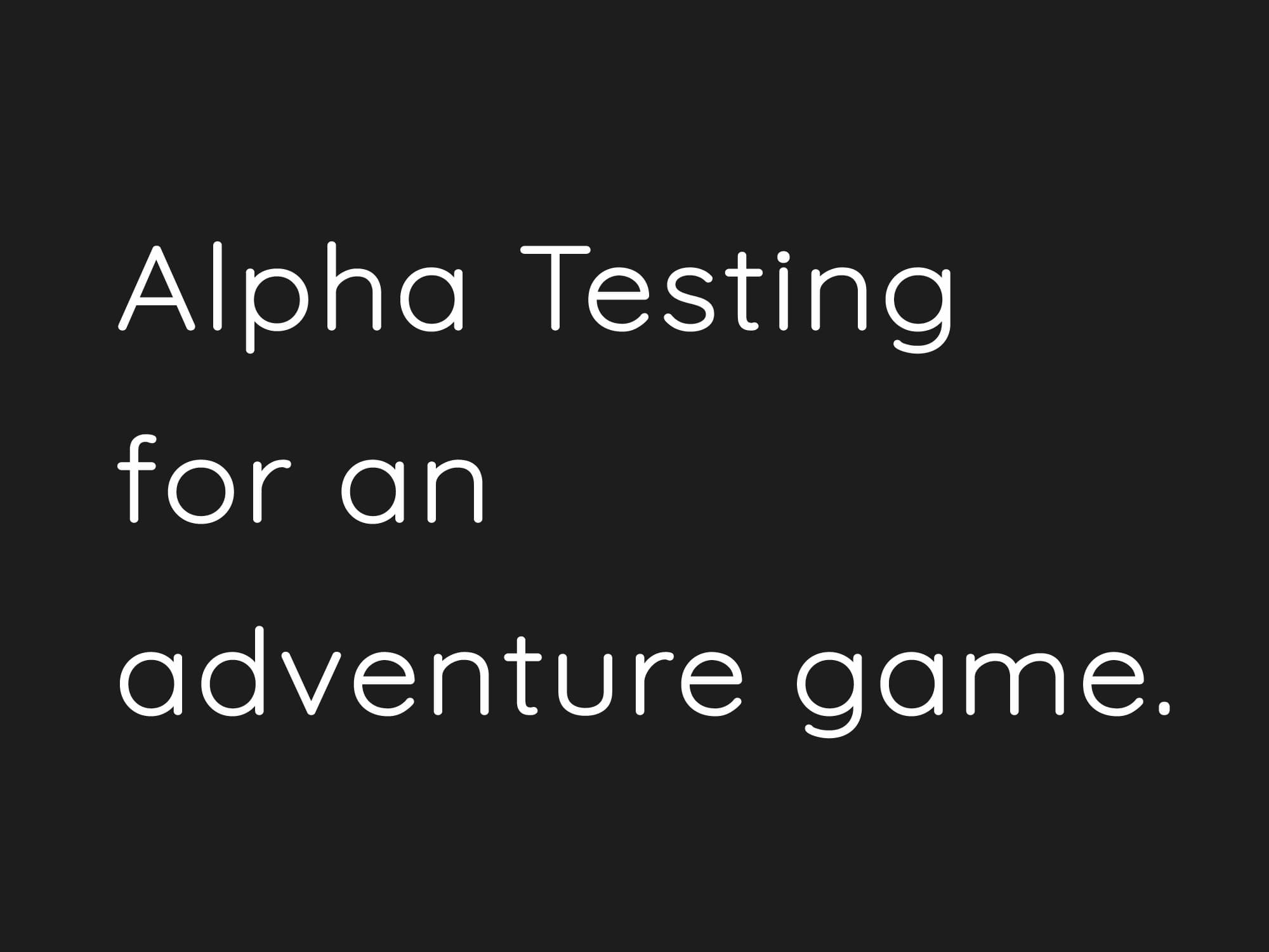 (ALPHA) Generator Puzzle Test