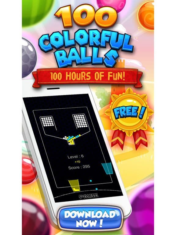 100 Colorful Balls - 100s of Hours of Fun!