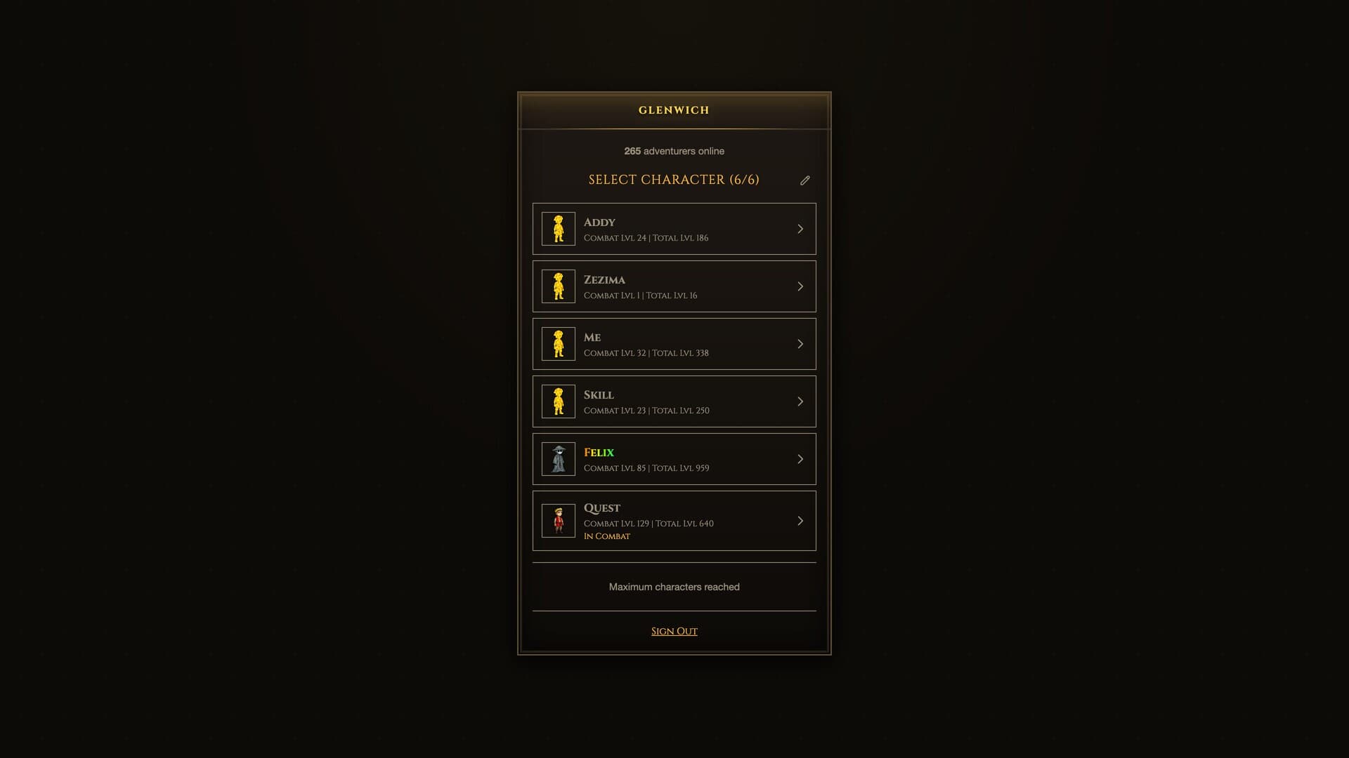 Glenwich Idle MMO