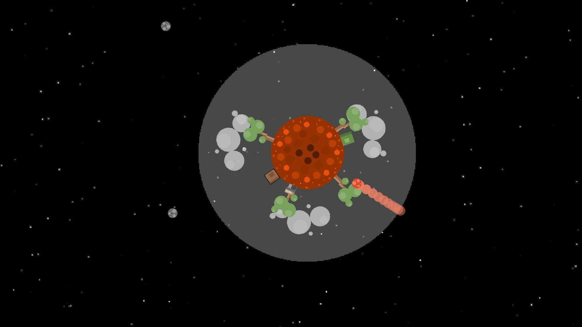 ...and the earth