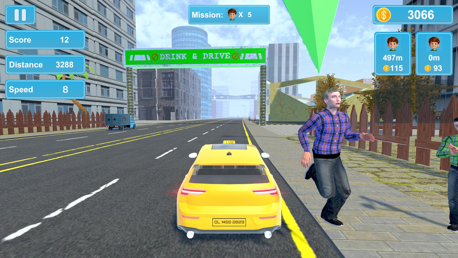 City Taxi Mission