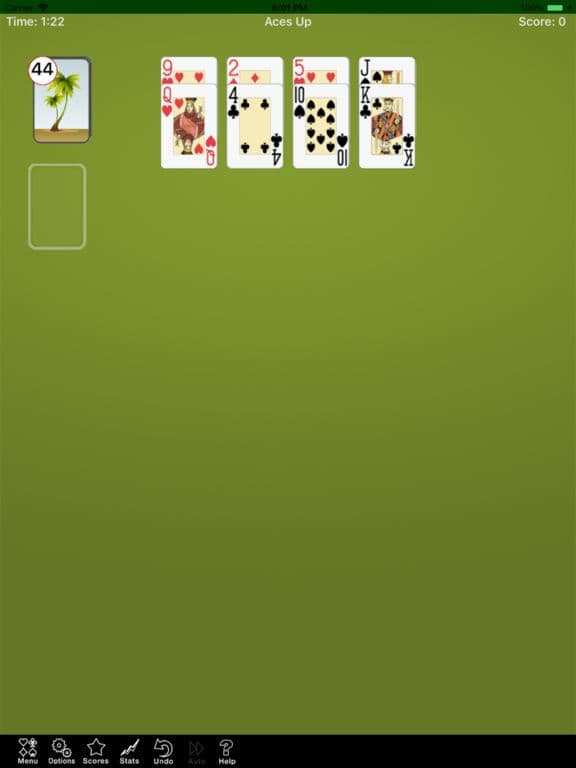 Aces Up Solitaire.