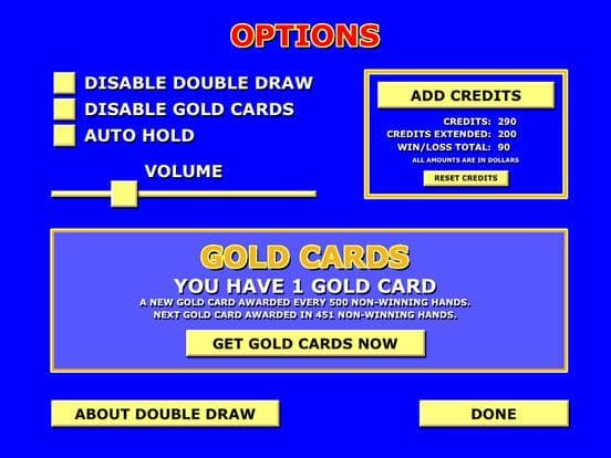 Double Draw Video Poker Five Play