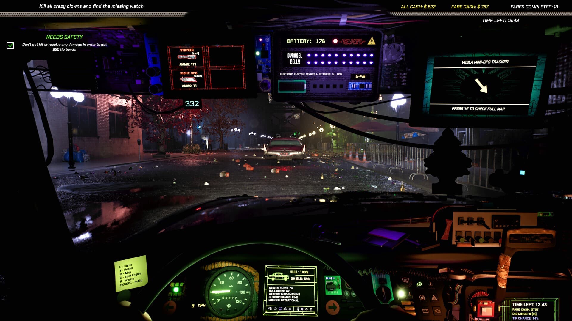CyberTaxi: Lunatic Nights