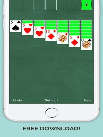 Ace Spider Solitaire Spiderette Square Full Deck Classic Black Card Blitz